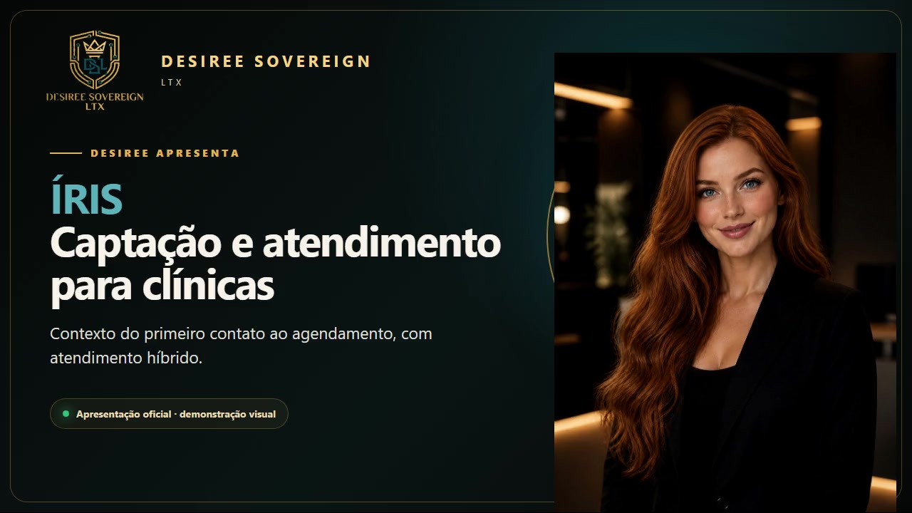 Apresentação visual da plataforma ÍRIS